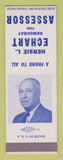 Matchbook Cover - Hersie Echart Assessor Election SAMPLE