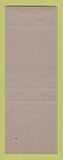 Matchbook Cover - Powers Higginbotham Mayor President Election SAMPLE