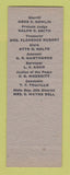 Matchbook Cover - Commissioner Election Los Alamos County WEAR SAMPLE