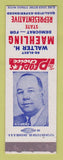 Matchbook Cover - Walter Maehling State Rep Election SAMPLE