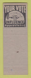 Matchbook Cover - CE Gene Rose Tax Assessor Election Monroe County SAMPLE