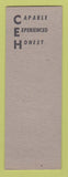 Matchbook Cover - Clyde Herring County Attorney Election  SAMPLE
