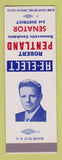 Matchbook Cover - Robert Pentland Senator Election state St Louis MO SAMPLE
