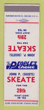 Matchbook Cover - John Skeate Election 1952 SAMPLE