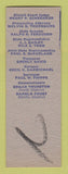 Matchbook Cover - Harold Foust Commissioner Election  SAMPLE