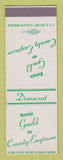 Matchbook Cover - Gould for County Engineer SAMPLE