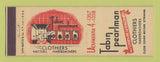 Matchbook Cover - Tabin Pearlman Men's Clothes New York City