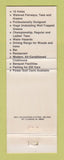 Matchbook Cover - Wolverine Golf Club Acme MI