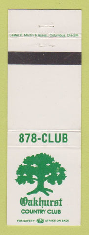 Matchbook Cover - Oakhurst Country Club