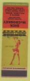 Matchbook Cover - Dick McCroskey Match Collector Pullman WA pinup SAMPLE