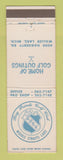 Matchbook Cover - Bay Pointe Golf Club Walled Lake MI Middle Straights Lake