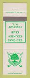 Matchbook Cover - Old Oaks Country Club Purchase NY