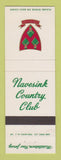 Matchbook Cover - Navesink Country Club Middletown NJ