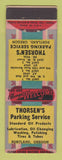 Matchbook Cover - Thorsen's Parking Service Portland OR