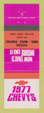 Matchbook Cover - 1977 Chevrolet Ensser Buick Pontiac Bayard NE