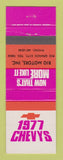 Matchbook Cover - 1977 Chevrolet Rio Motors Rio Grande City TX