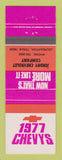 Matchbook Cover - 1977 Chevrolet Jendry Jourdanton TX