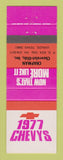 Matchbook Cover - 1977 Chevrolet Chapman Oldsmobile Uvalde TX
