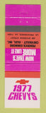 Matchbook Cover - 1977 Chevrolet Federick Simmons Oldsmobile Lake Providence LA