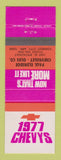 Matchbook Cover - 1977 Chevrolet Paul Eldridge Oldsmobile Forrest City AR