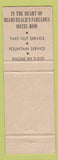 Matchbook Cover - Dagwood's Restaurant Miami Beach FL