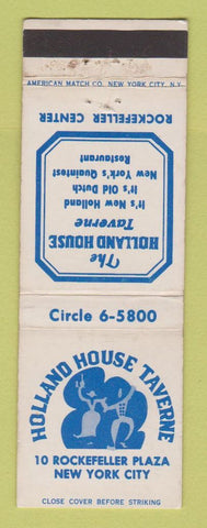 Matchbook Cover - Holland House Taverne New York City