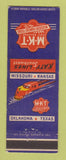 Matchbook Cover - Missouri Kansas Texas Railroad MKT