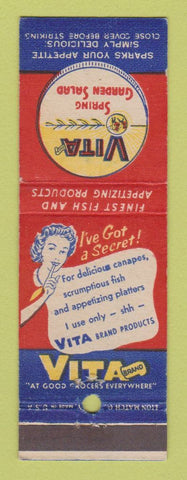 Matchbook Cover - Vita Spring Garden Salad