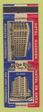 Matchbook Cover - Hotel Hughson De Anza San Jose Modesto CA