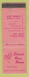 Matchbook Cover - Stone's Rose Room Rosemead CA WEAR