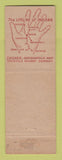 Matchbook Cover - Monon Hoosier Line Railroad