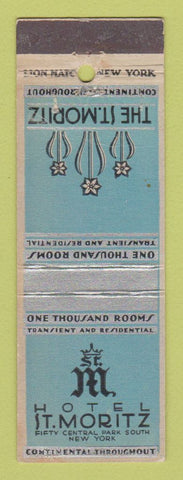 Matchbook Cover - Hotel St Mortiz New York City WEAR