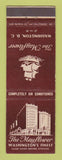 Matchbook Cover - Mayflower Hotel Washington DC