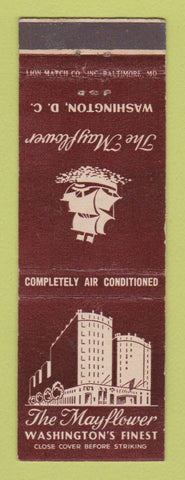 Matchbook Cover - Mayflower Hotel Washington DC