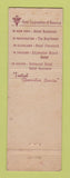 Matchbook Cover - Mayflower Hotel Washington DC