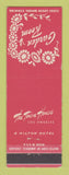 Matchbook Cover - Town House Los Angeles CA Hilton Hotel Garden Room