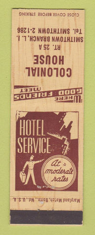 Matchbook Cover - Colonial House Smithtown Branch LI NY