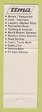Matchbook Cover - TTMA Truck Terminal Motels Myerstown PA