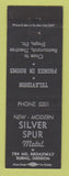 Matchbook Cover - Silver Spur Motel Burns OR