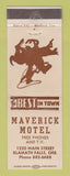 Matchbook Cover - Maverick Motel Klamath Falls OR