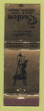 Matchbook Cover - Hotel Benton Corvallis OR