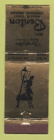 Matchbook Cover - Hotel Benton Corvallis OR