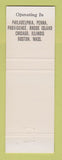 Matchbook Cover - Stanley Green's Restaurant Boston Chicago Philadelphia