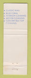 Matchbook Cover - Elgin Car Wash IL WEAR