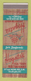 Matchbook Cover - Hogate's Seafood Restaurant Washington DC