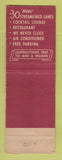 Matchbook Cover - 30 Bowling Chicago IL AMF Robot
