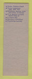 Matchbook Cover - Hiram Straton State Senator Bell Milam McLennan TX SAMPLE