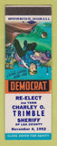 Matchbook Cover - Charley Trimble Sheriff Election Lea County 1952 SAMPLE