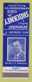 Matchbook Cover - Herbert Shockney State Rep Election Marion County SAMPLE