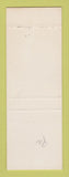 Matchbook Cover - John W Coles Sheriff Election Kane County SAMPLE